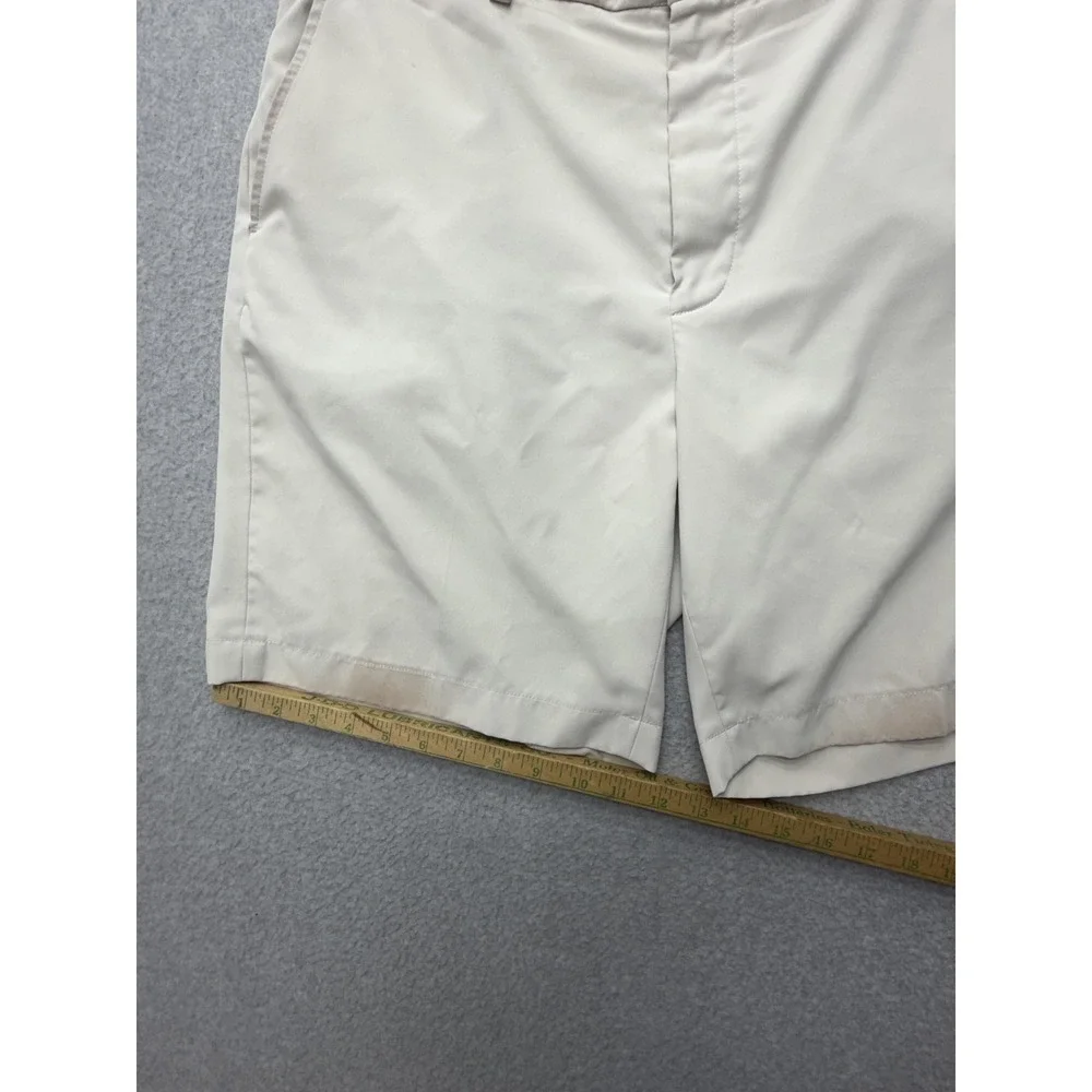 Brooks Brothers St Andrews Links Shorts Mens 36 Beige Golf Chino 9 Inseam Casual